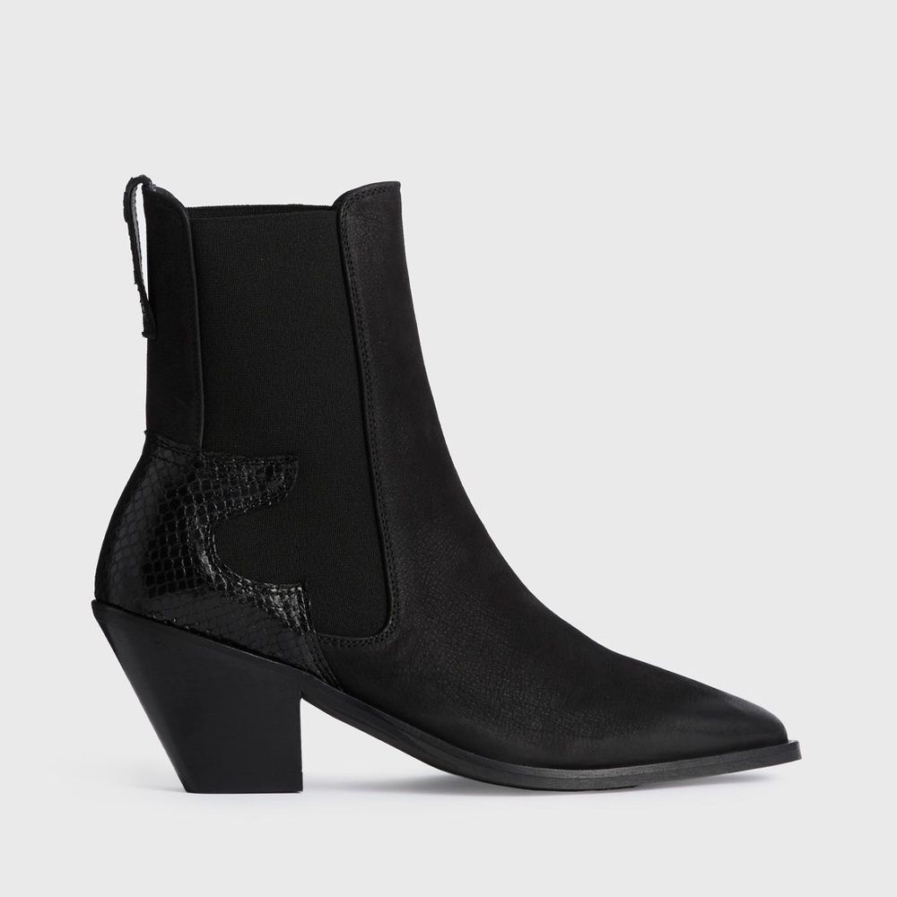 BNIB All Saints Sara western ankle boots